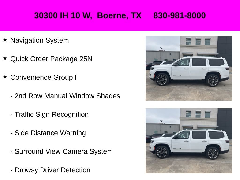 Used 2023 Jeep Wagoneer Series III w/ Premium Group I image 10