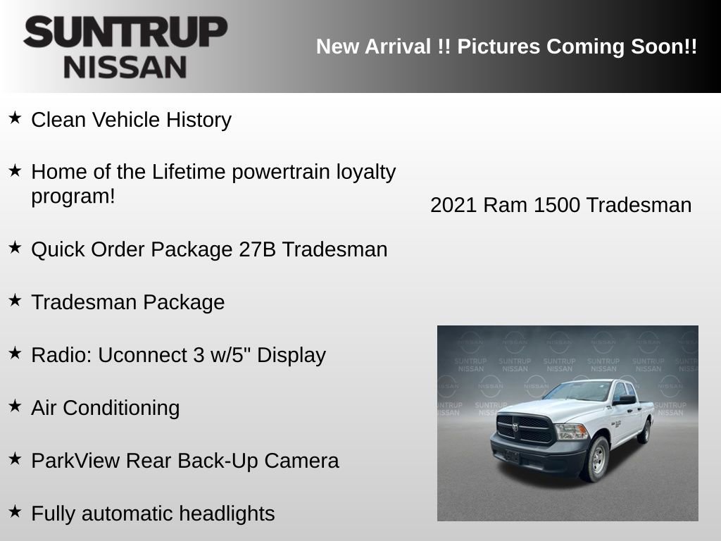 Used 2021 RAM 1500 Tradesman w/ Popular Equipment Group RWD image 6