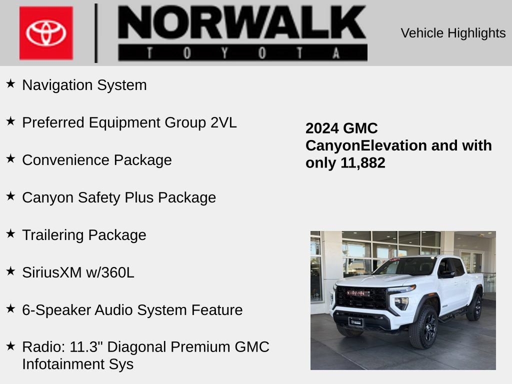 Used 2024 GMC Canyon Elevation w/ Convenience Package RWD image 10