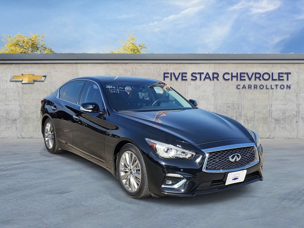 Used 2023 INFINITI Q50 Luxe w/ Cargo Package RWD image 1