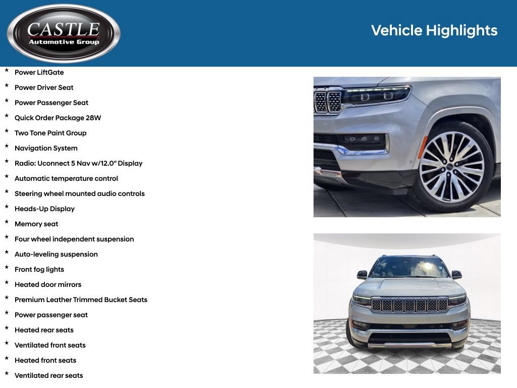 Used 2024 Jeep Grand Wagoneer L Series III AWD/4WD image 8