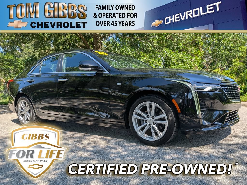Used 2023 Cadillac CT4 Luxury w/ Sun And Sound Package RWD image 1