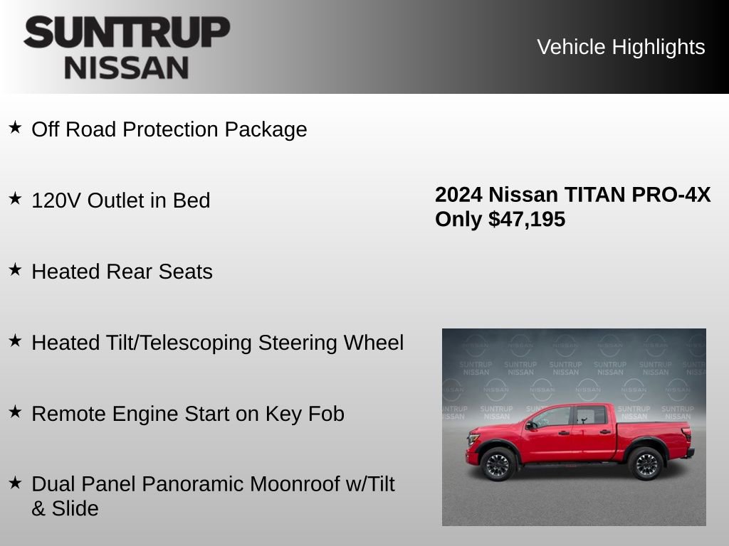 Used 2024 Nissan Titan PRO-4X w/ Pro-4x Convenience Package image 16