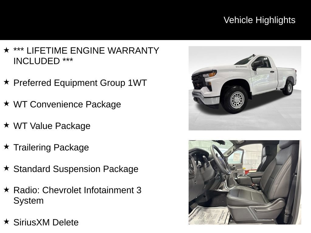New 2025 Chevrolet Silverado 1500 W/T w/ WT Value Package image 2