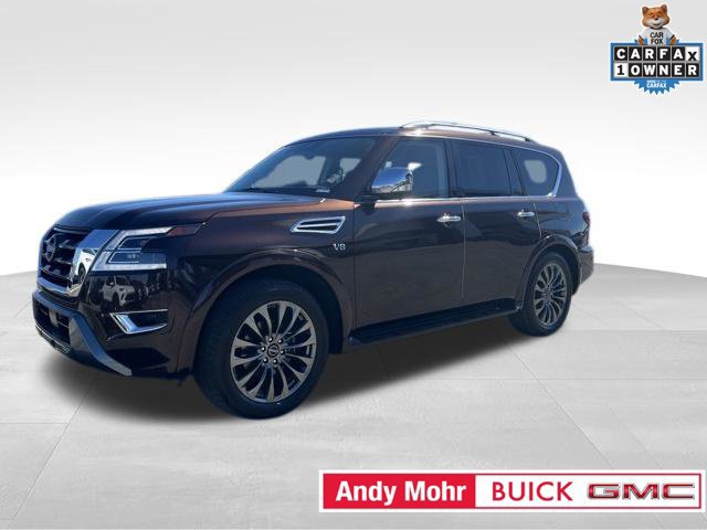 Used 2021 Nissan Armada Platinum w/ Captain's Chairs Package AWD/4WD image 8