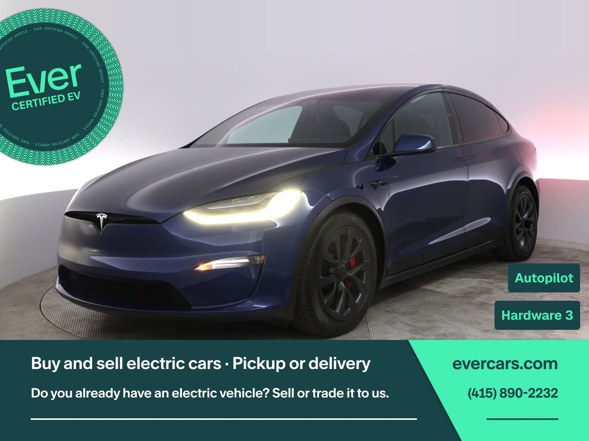 Used 2023 Tesla Model X Plaid AWD/4WD image 1