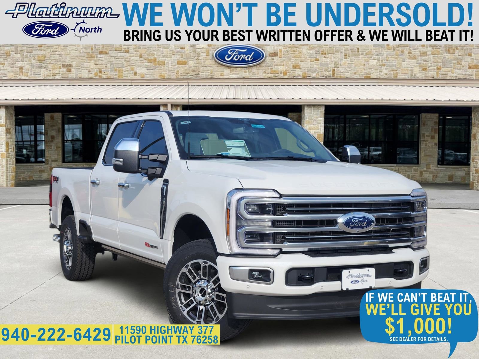 New 2026 Ford F350 Platinum w/ Platinum Plus Package