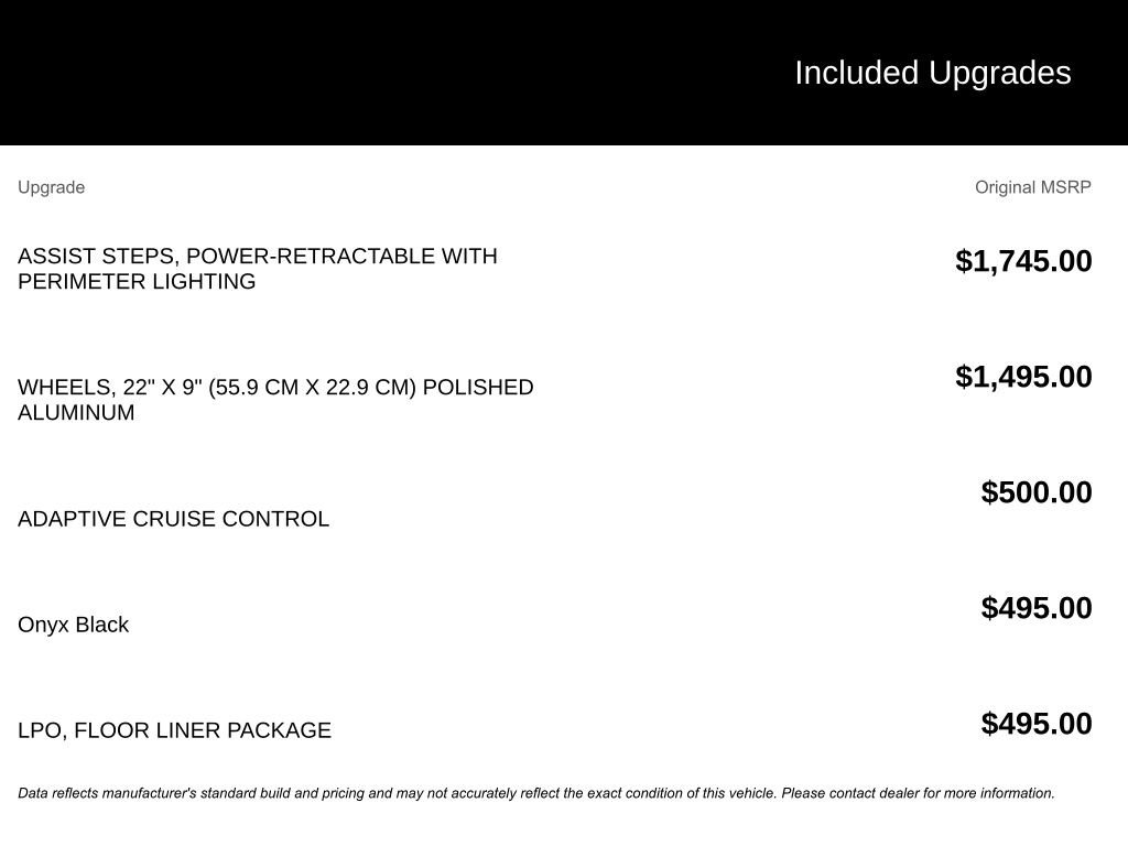 Used 2023 GMC Yukon Denali w/ LPO, Floor Liner Package image 2