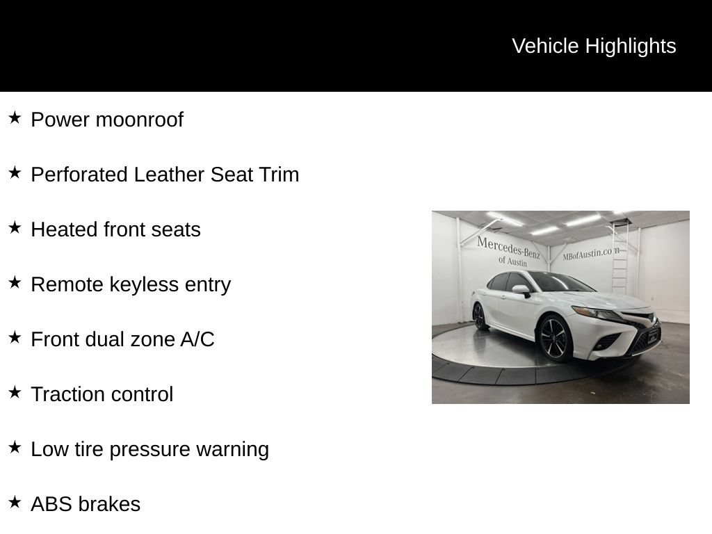 Used 2019 Toyota Camry XSE FWD image 6
