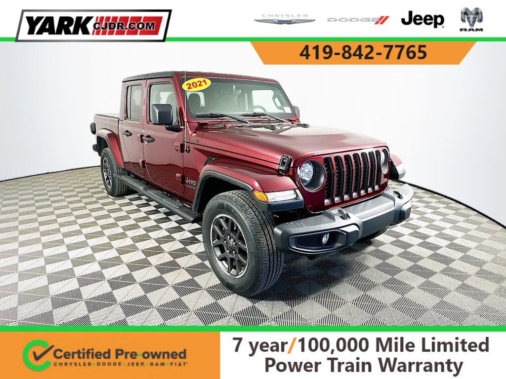 Certified 2021 Jeep Gladiator Sport w/ Quick Order Package 24Q 80Th
