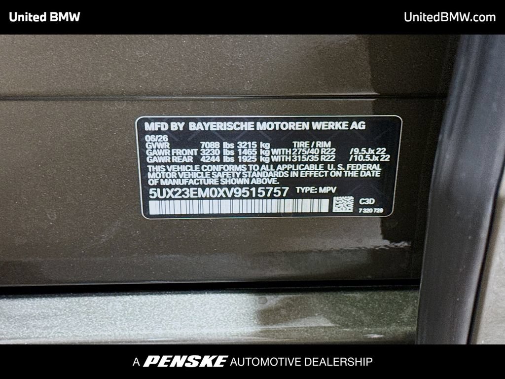 New 2027 BMW X7 xDrive40i w/ M Sport Package AWD/4WD image 16