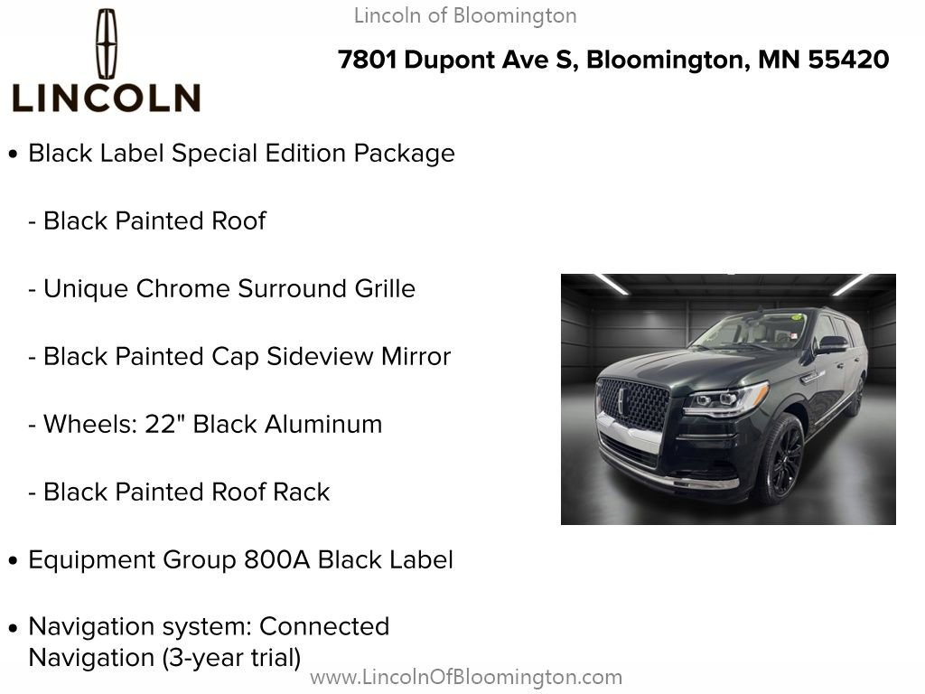Used 2023 Lincoln Navigator L Black Label AWD/4WD image 5