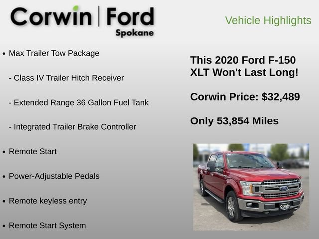 Used 2020 Ford F150 XLT w/ Equipment Group 302A Luxury AWD/4WD image 18