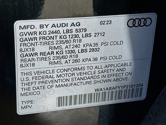 Used 2023 Audi Q5 2.0T Premium w/ Convenience Package AWD/4WD image 33
