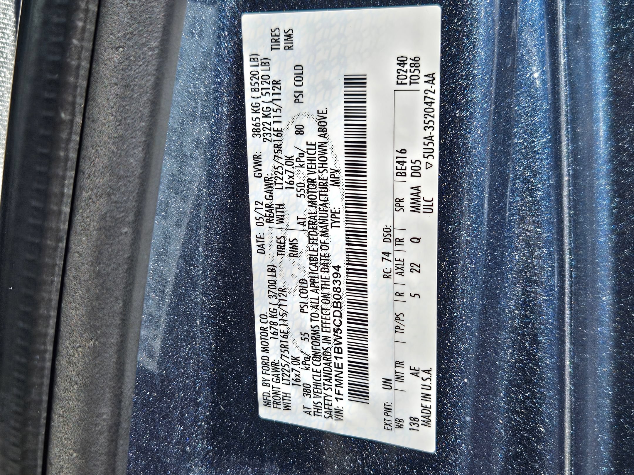Used 2012 Ford E-150 and Econoline 150 Wagon w/ PWR Windows & Locks Group RWD image 29