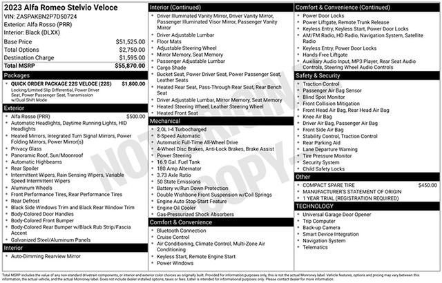 Used 2023 Alfa Romeo Stelvio Veloce AWD/4WD image 10