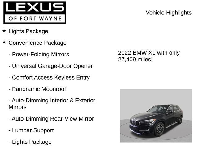 Used 2022 BMW X1 xDrive28i w/ Convenience Package AWD/4WD image 8