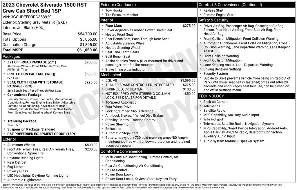 Certified 2023 Chevrolet Silverado 1500 RST w/ Z71 Off-Road Package AWD/4WD image 6