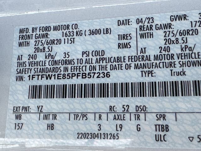 Used 2023 Ford F150 Lariat AWD/4WD image 35