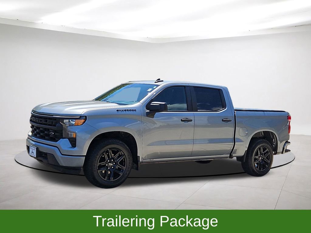 Used 2023 Chevrolet Silverado 1500 Custom w/ LPO, Dark Essentials Package RWD image 3