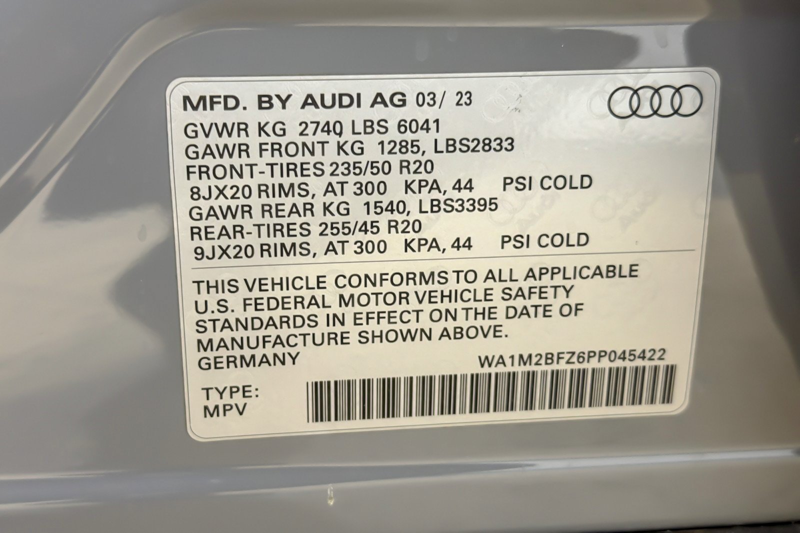 Certified 2023 Audi Q4 e-tron Prestige w/ Black Optic Package AWD/4WD image 28