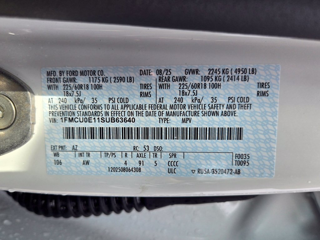 Used 2025 Ford Escape SE w/ PHEV Premium Package FWD image 33