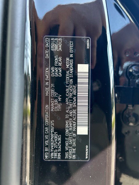 Certified 2023 Volvo XC90 B6 Plus w/ Protection Package Premier AWD/4WD image 29