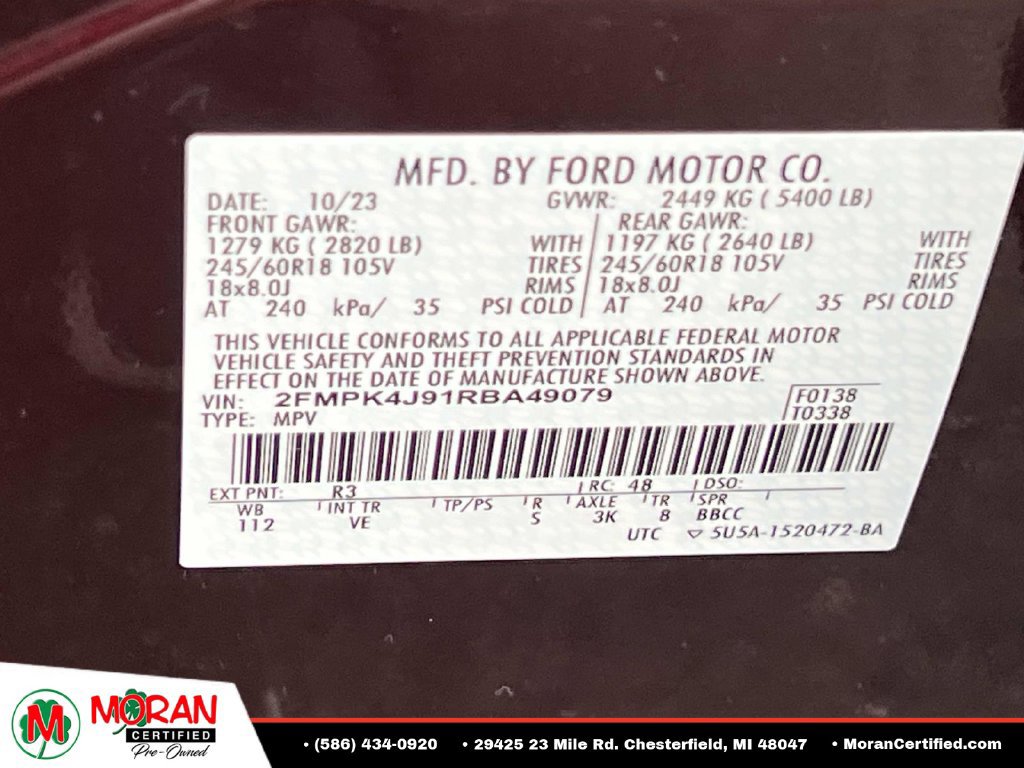 Used 2024 Ford Edge SEL w/ Convenience Package AWD/4WD image 18