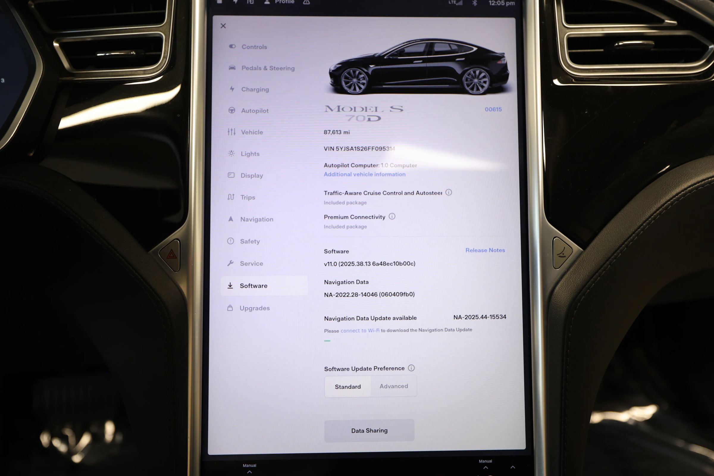 Used 2015 Tesla Model S 70D AWD/4WD image 51
