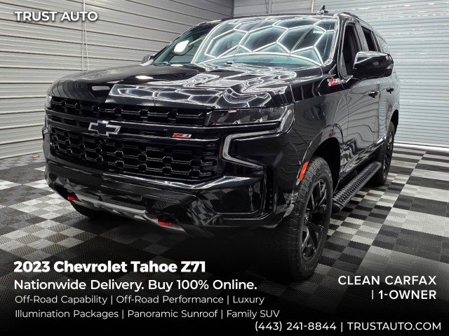 Used 2023 Chevrolet Tahoe Z71 w/ Off-Road Capability Package AWD/4WD image 1