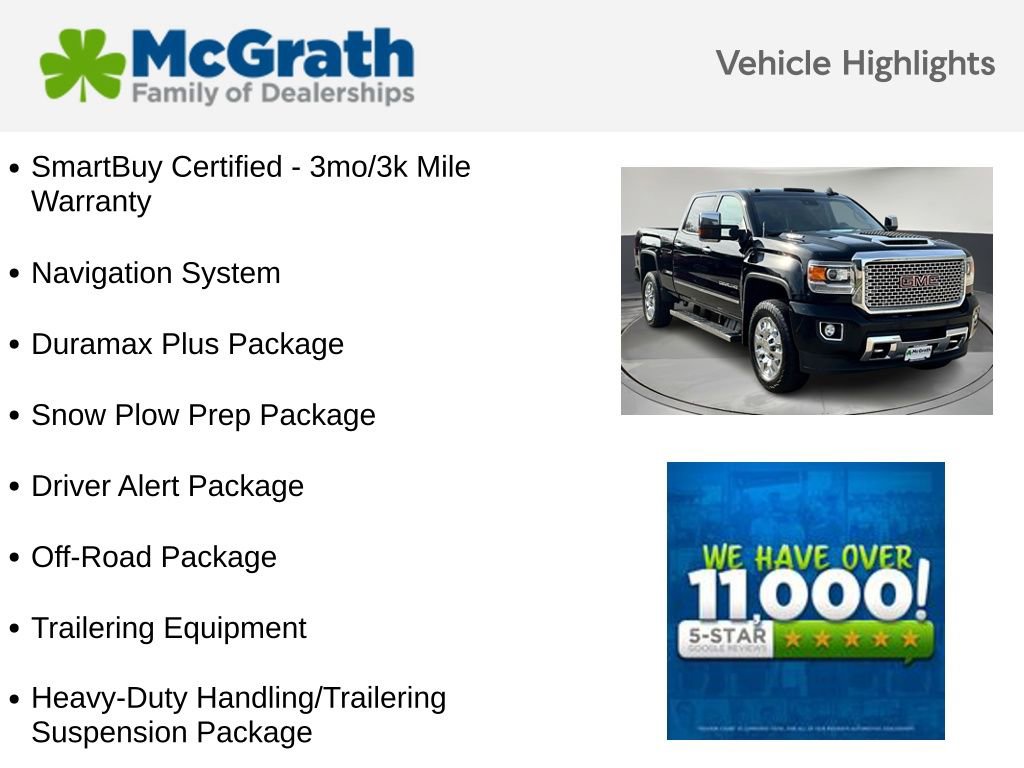 Used 2017 GMC Sierra 2500 Denali w/ Duramax Plus Package AWD/4WD image 5