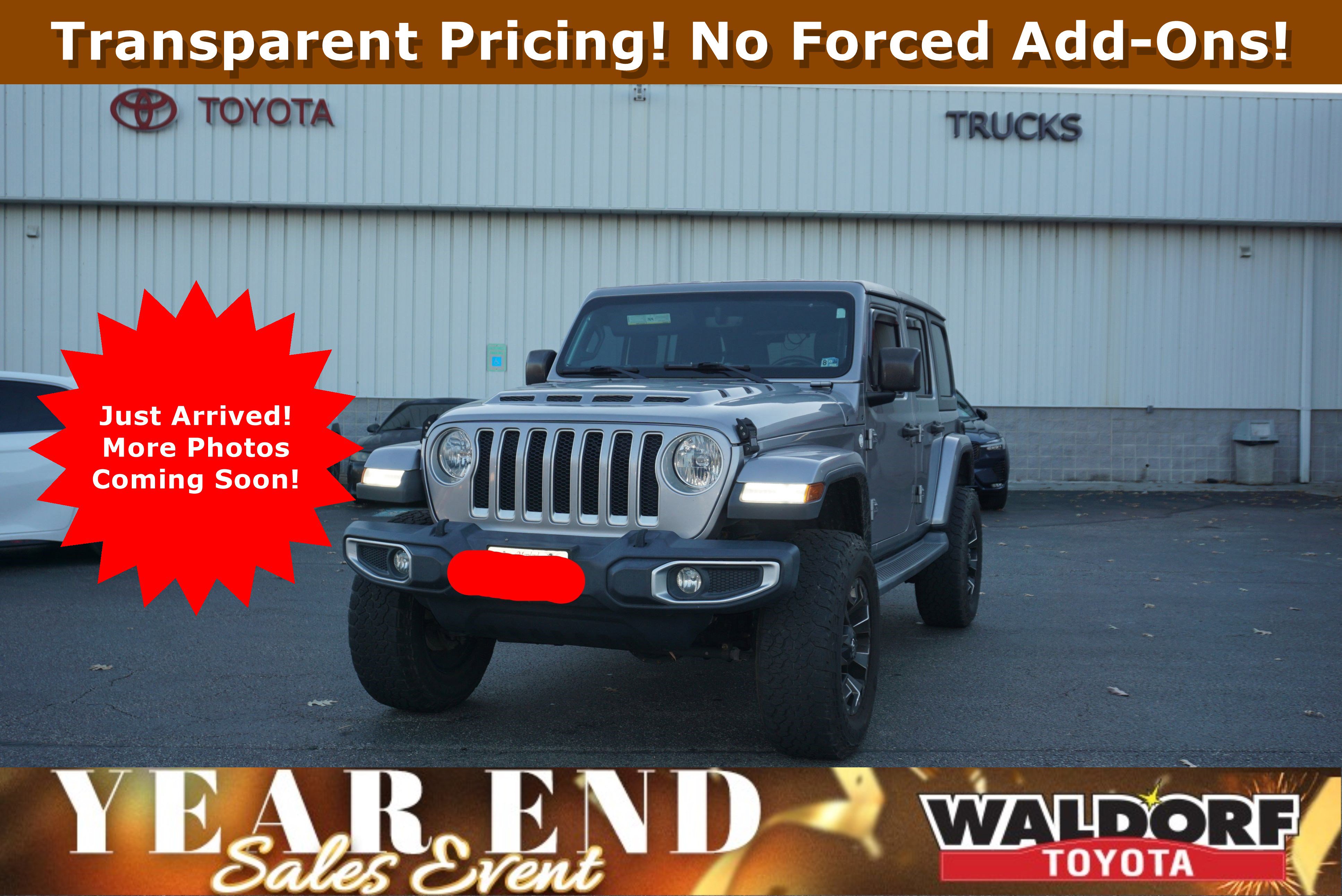 Used 2018 Jeep Wrangler Unlimited Sahara image 1