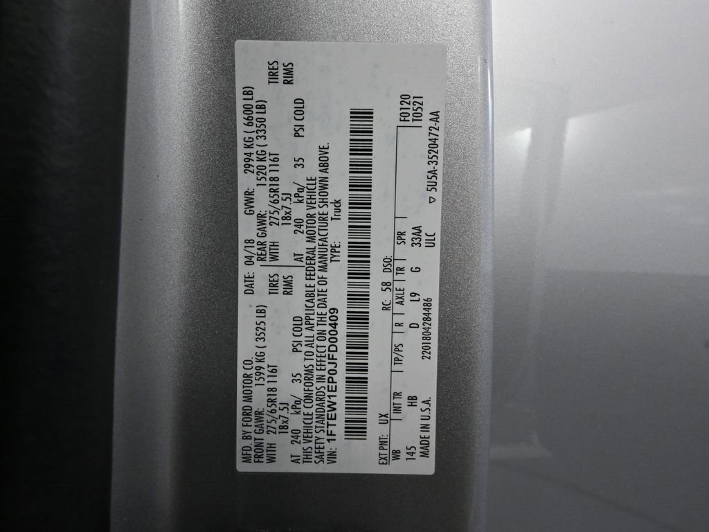 Used 2018 Ford F150 Lariat w/ Equipment Group 502A Luxury image 55