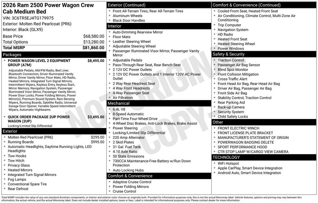 New 2026 RAM 2500 Power Wagon image 2