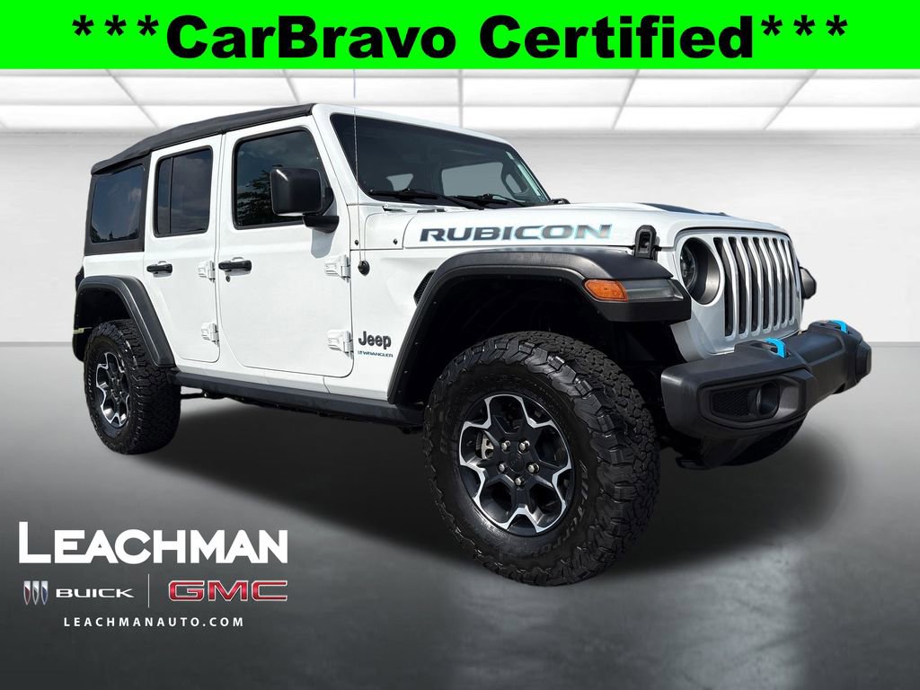 Used 2023 Jeep Wrangler Unlimited Rubicon 4xe w/ Safety Group AWD/4WD image 1