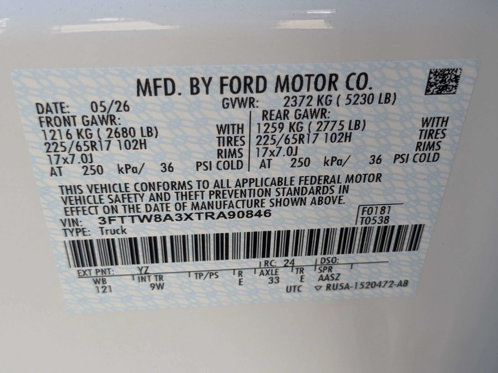 New 2026 Ford Maverick XL FWD image 20
