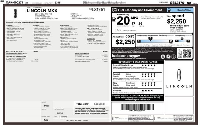 Used 2016 Lincoln MKX Select image 33