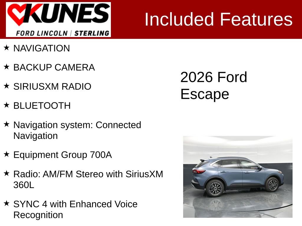 New 2026 Ford Escape SE FWD image 3