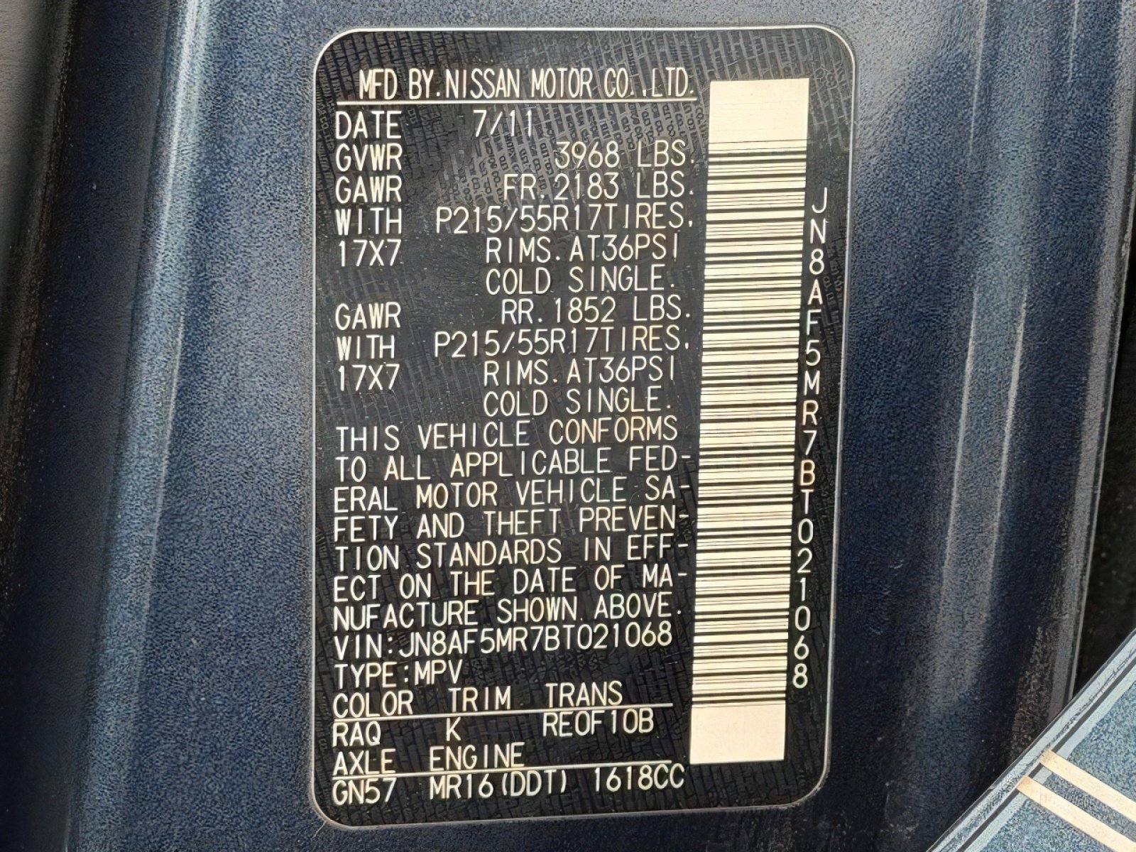 Used 2011 Nissan Juke SV FWD image 30