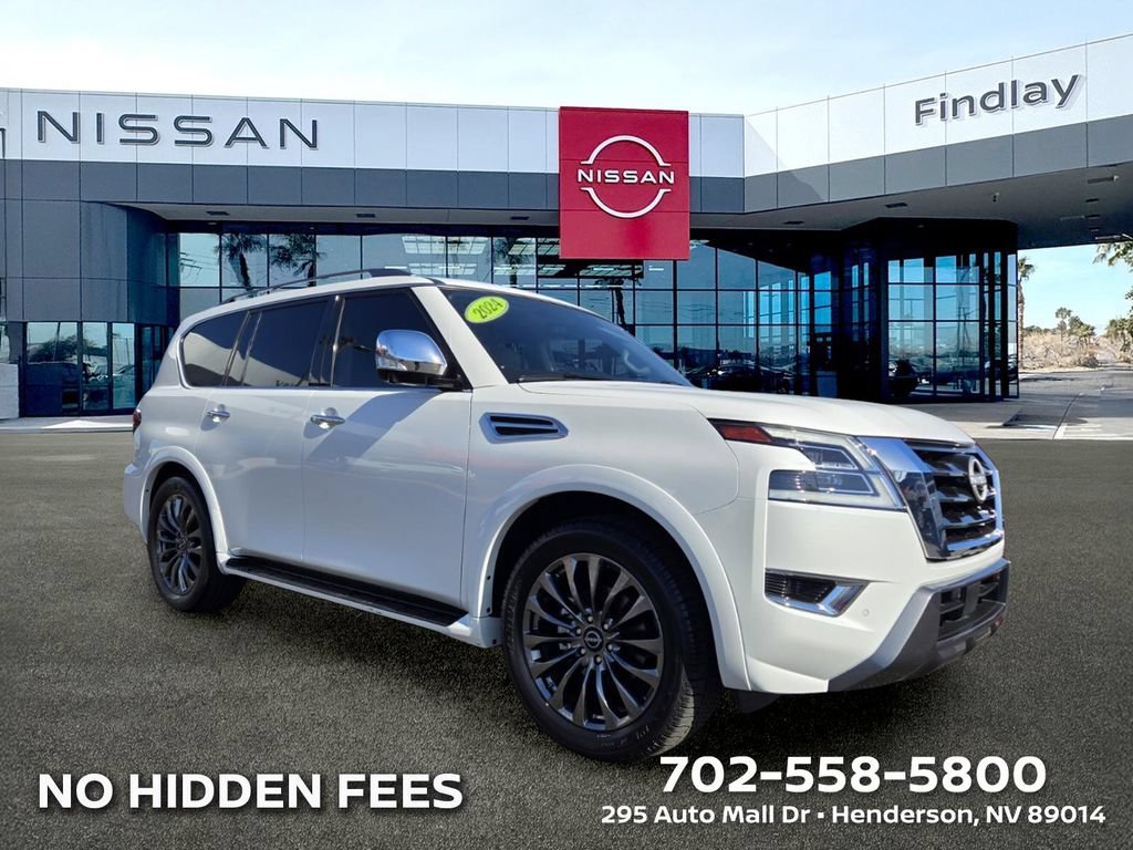Used 2024 Nissan Armada Platinum w/ Captain's Chairs Package
