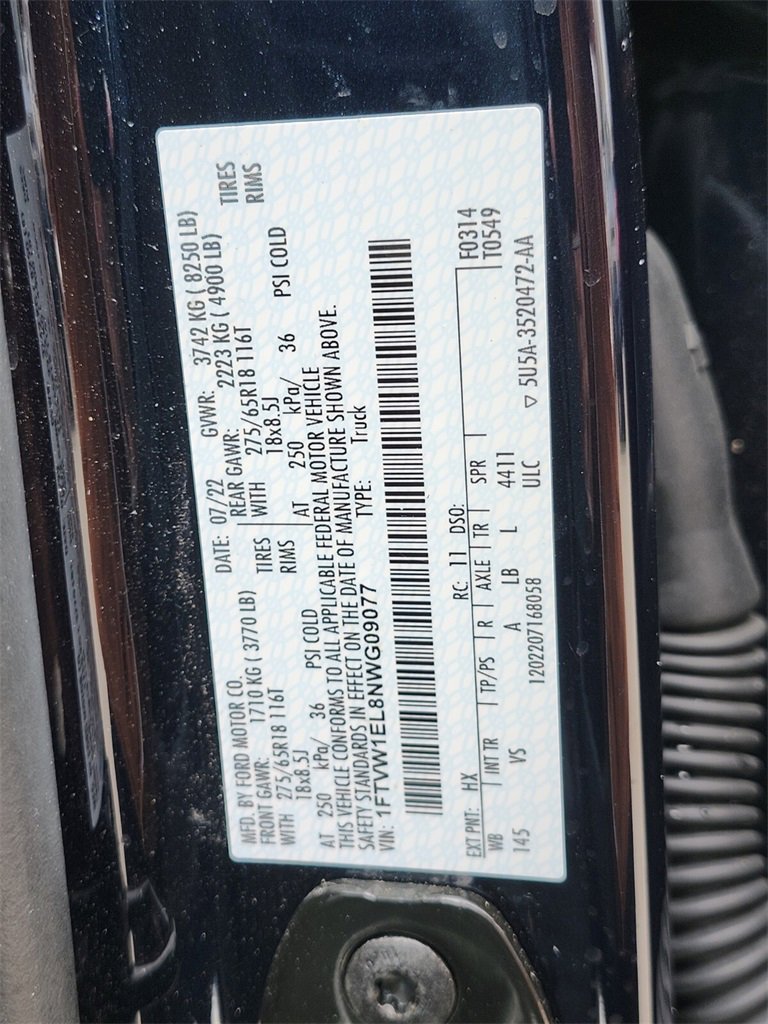 Certified 2022 Ford F150 Lightning Pro w/ Tow Technology Package image 32