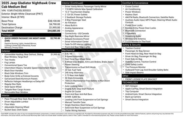 Used 2025 Jeep Gladiator Sport image 43