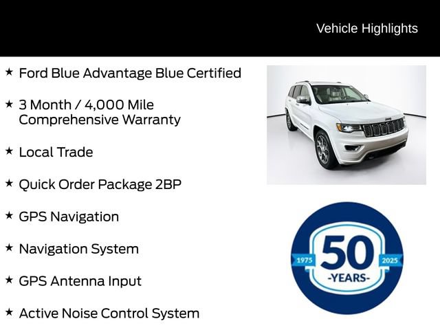 Used 2020 Jeep Grand Cherokee Overland AWD/4WD image 6