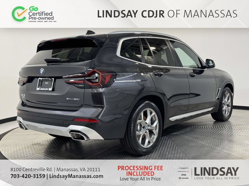Used 2023 BMW X3 xDrive30i w/ Premium Package AWD/4WD image 8