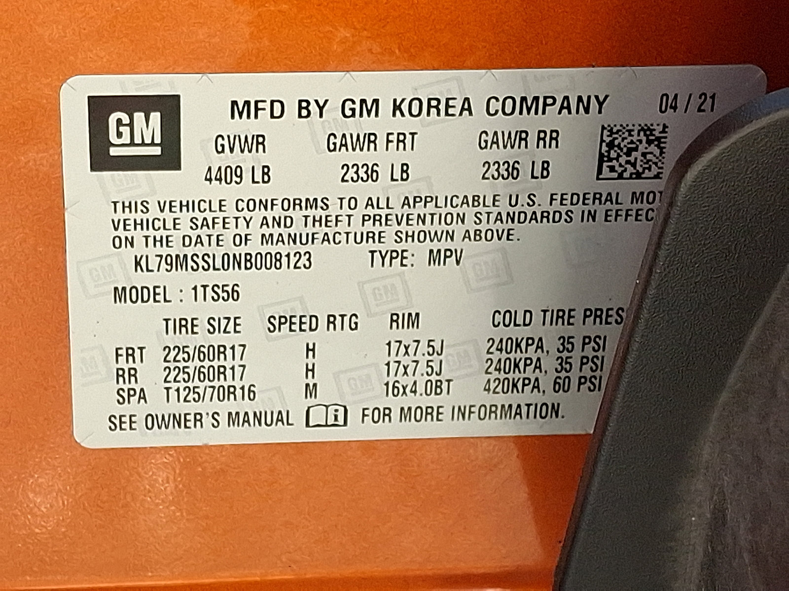 Certified 2022 Chevrolet TrailBlazer ACTIV w/ Sun and Liftgate Package image 28