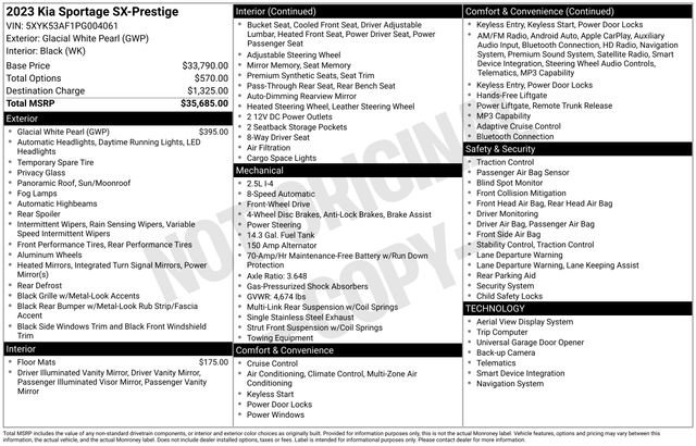Used 2023 Kia Sportage SX FWD image 10