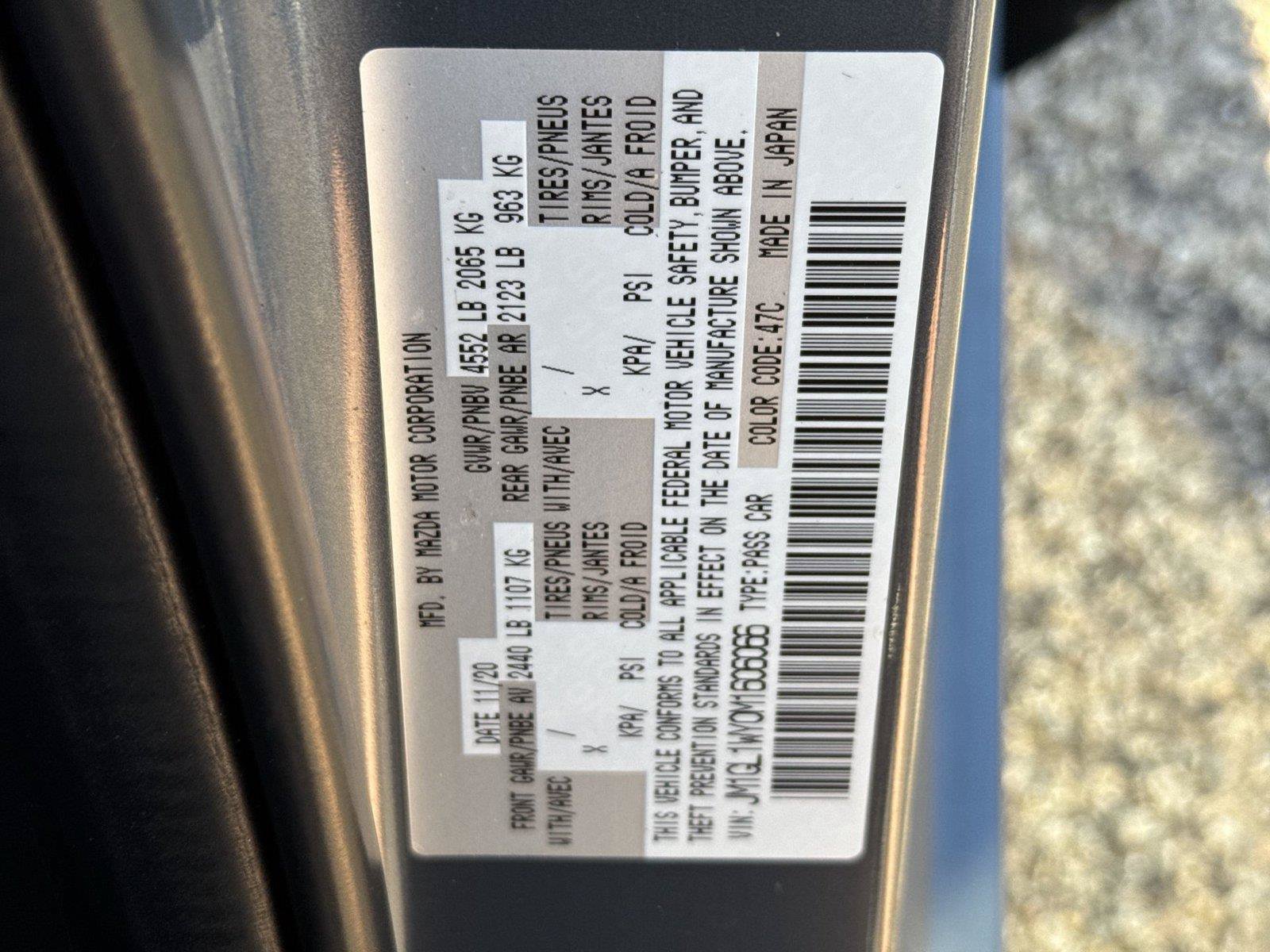 Used 2021 MAZDA MAZDA6 Carbon Edition FWD image 28