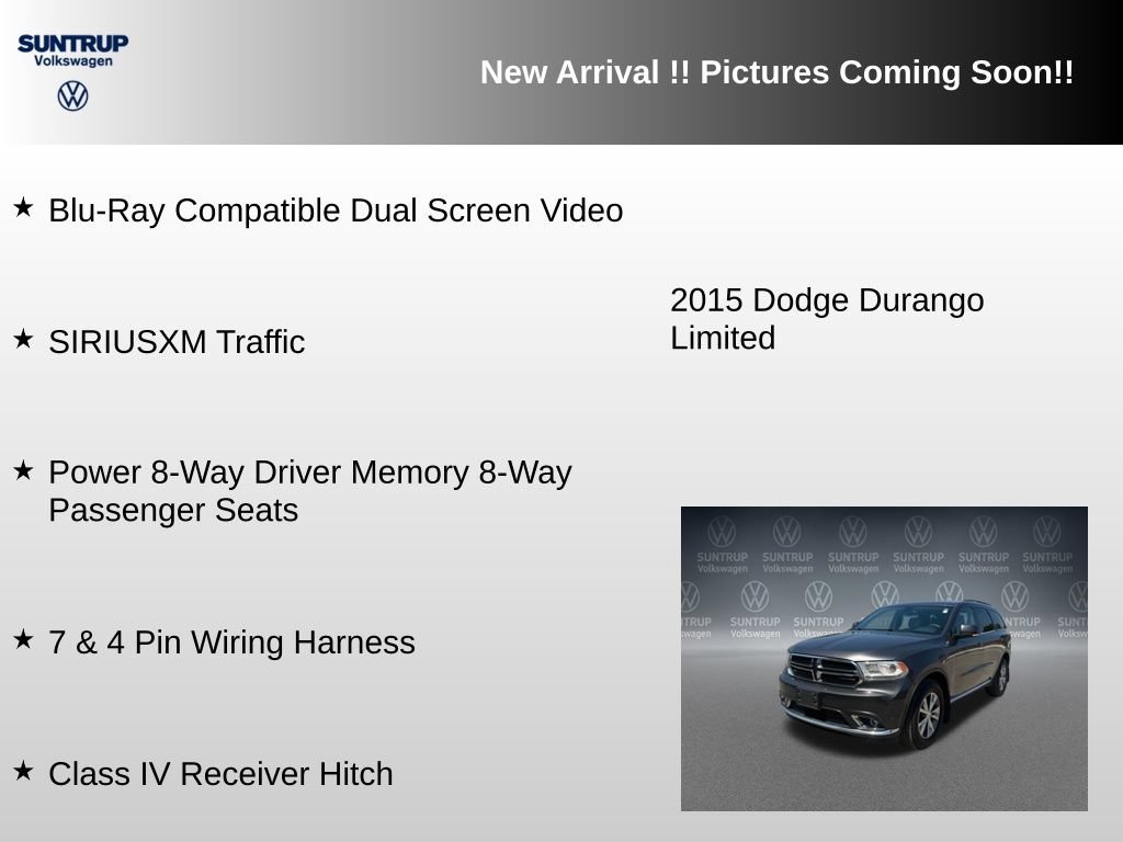 Used 2015 Dodge Durango Limited w/ Nav & Power Liftgate Group AWD/4WD image 18