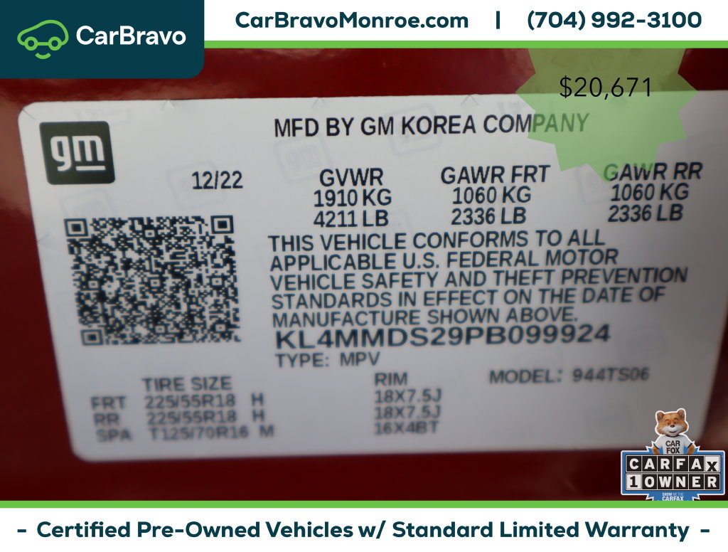 Certified 2023 Buick Encore GX Select w/ Sport Touring Package FWD image 53