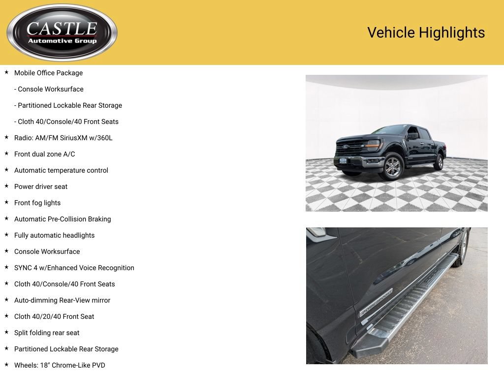 Used 2024 Ford F150 XLT w/ Mobile Office Package AWD/4WD image 4